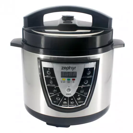 Мултикукър под налягане ZEPHYR ZP 1985 D6 Дуо, 1000W, 7 програми, 6 л, Таймер, Аксесоари