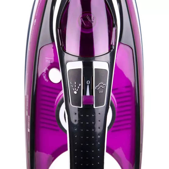 Парна ютия с керамична плоча ZEPHYR ZP 1050 BOC, 2600W, 350 мл, Автоматично изключване, С-ма против котлен камък, Виолетов