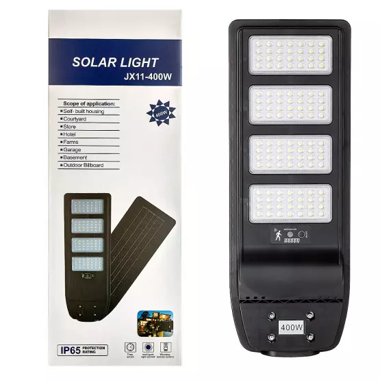 Соларна улична лампа COB - 400 W