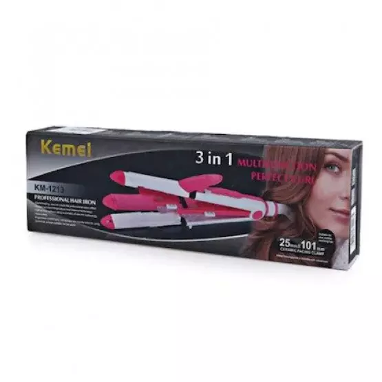 Преса За Коса 3в1 KEMEI KM-1213
