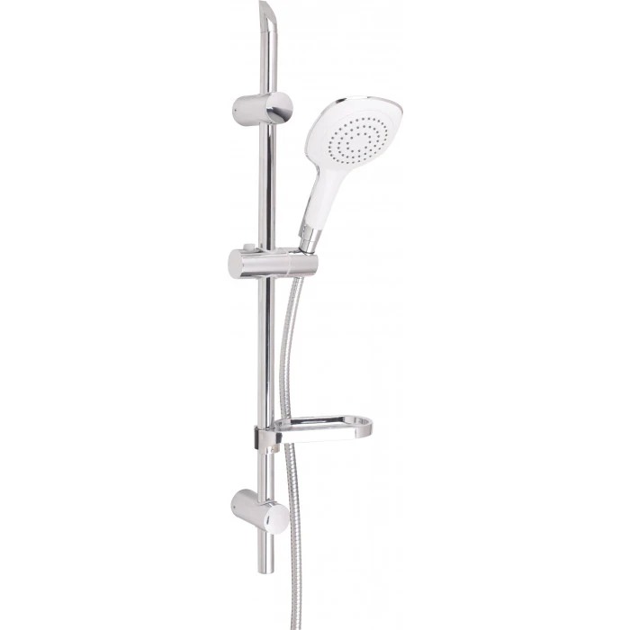 Kомплект за душ тръбно окачване, шлаух, сапунерка и слушалка Cascada PL916HC-2
