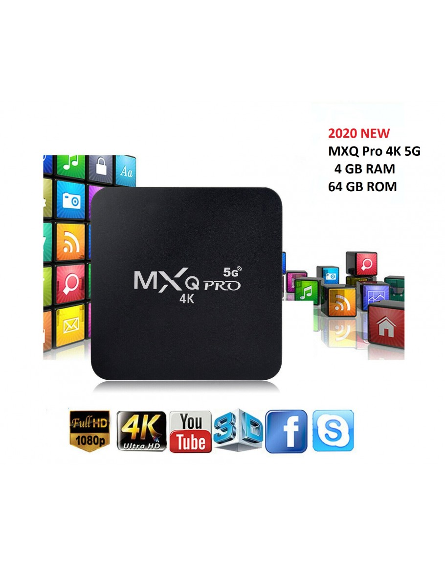 Приемник за онлайн телевизия Android 10.1 Тв Бокс MXQ PRO 5G