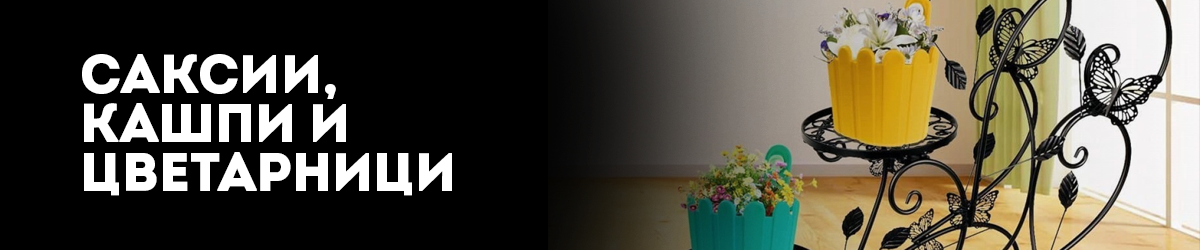 Саксии, кашпи и цветарници Саксии, кашпи и цветарници