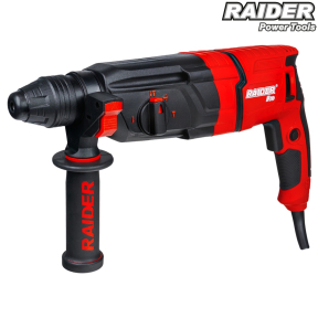 Перфоратор  Raider Power Tools 900W 2.8kg 28mm 3,2J 4функции ABC куфар RDP-HD60