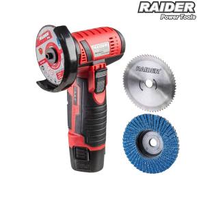 Ъглошлайф акум. Raider Power Tools 12V 2Ah 75x10mm RD-CAG72
