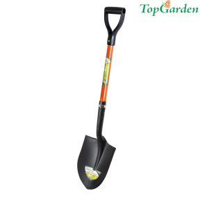 Лопата кръгла с дръжка фибростъкло 1020mm Top Garden TG