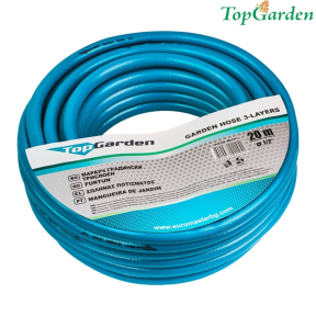 Маркуч градински трислоен 1/2" 20m Top Garden TG