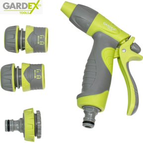 Пистолет поливен CULTURE JET с конектори Gardex GX