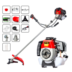 Бензинов тример за трева 4500W, 74 куб. + 9 подаръка Бензинов тример за трева 4500W, 74 куб. + 9 подаръка