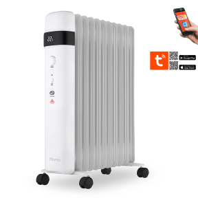 Wi-Fi Радиатор маслен Homa HF-27DW, 2500W, дигитален контрол