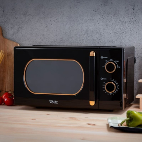 Микровълнова фурна Oliver Voltz OV51443E, 700W, 20 л, Размразяване, 5 степени, Таймер