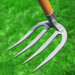 Универсален градински инструмент с 4 остри зъба, манганова стомана