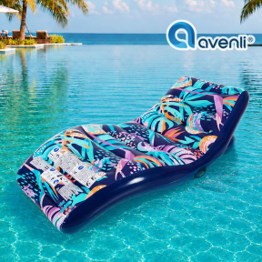 Надуваем плажен шезлонг AVENLI 168х88х50 см