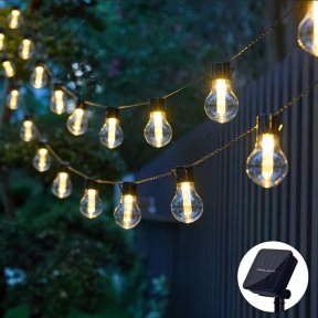 Гирлянд 10 бр Соларни Ретро лампи, 4,7 м