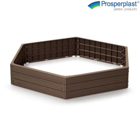 Градинска кашпа Prosperplast Woody Pile шестостен 1480x1290 IBWH-7587U
