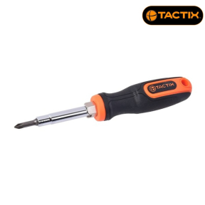 Отвертка 6 в 1 с битове TACTIX CR-V