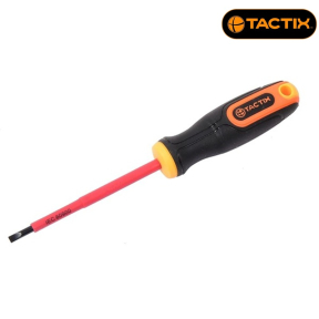 Изолирана права отвертка TACTIX CR-V, 1000V, 4 x 100 мм
