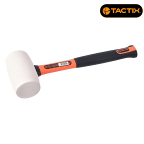 Гумен чук TACTIX с дръжка от фибростъкло, 65 мм