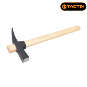 Зидарски чук с дървена дръжка TACTIX, 600 гр