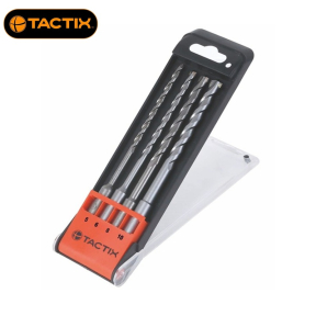 Комплект свредлa SDS plus TACTIX, 110 мм / 4 броя