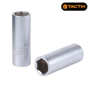 Вложка удължена 6-стенна TACTIX CR-V, 1/4" x 10 мм