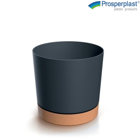 Саксия Prosperplast Tubo PM S433, 18 см, Сив