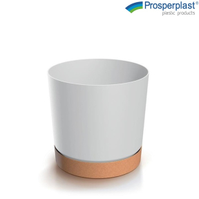 Саксия Prosperplast Tubo PM S449, 24 см, Бял