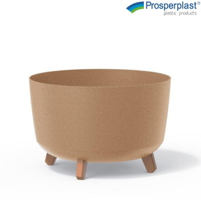 Саксия Prosperplast Gracia ECO Wood 4665W, 39 см, Натурален