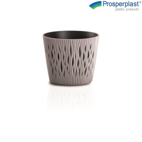 Саксия Prosperplast Sandy Round 7529U, 26,2 см, Мока