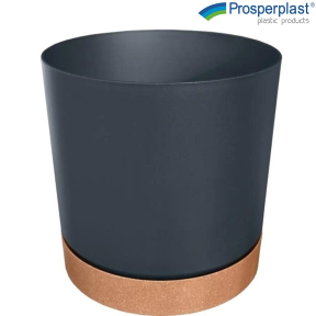 Саксия Prosperplast Tubo PM S433, 24 см, Сив