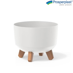 Кашпа Prosperplast Gracia, Бял, Ø24 см