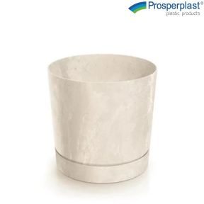 Саксия Tubo PROSPERPLAST, кремава Ø 30см