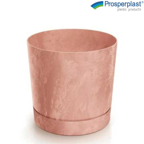 Саксия Prosperplast Tubo Beton Effect, Ø 18см, Теракота