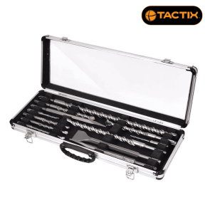 Комплект свредла и длета TACTIX SDS plus, 11 броя