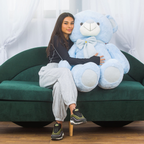 Плюшено Мече 140 см  – Синьо