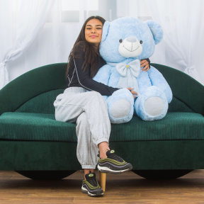 Плюшено Мече 120 см  – Синьо