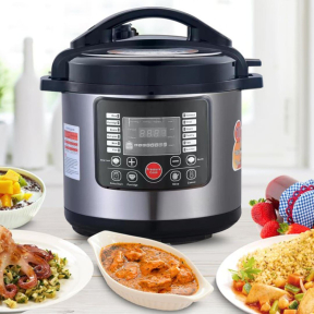 6 литра Мултикукър с 16 програми и готвене под налягане, 1000W 6 литра Мултикукър с 16 програми и готвене под налягане, 1000W