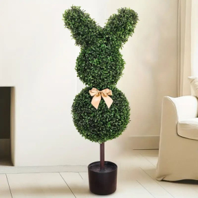 Изкуствено растение в саксия, 90 см - заек