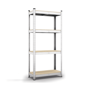 Метален поцинкован стелаж, 4 MDF рафта x 175 кг, 180х90х40 см