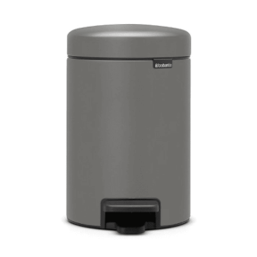 Кош за смет с педал Brabantia NewIcon, 3 л - бетонно минерално сиво