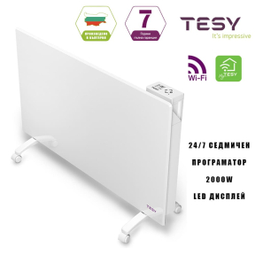 WiFi конвектор TESY Седмичен програматор 24 / 7, 2000W (CN 052 200 EI CLOUD W F)