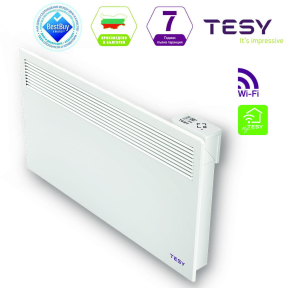 WiFi конвектор TESY Седмичен програматор 24 / 7, 2000W, за стена (CN 051 200 EI CLOUD W)