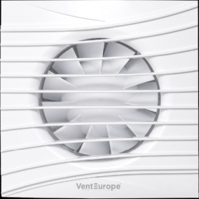 Аксиален вентилатор с клапа и датчик влага Vent Europe FANCY 4 BD HT L ф100 /8.4W,90м3/
