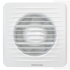 Аксиален вентилатор с клапа и въженце Vent Europe CLASSIC 4 BD PS L ф100 /14W,97м3/