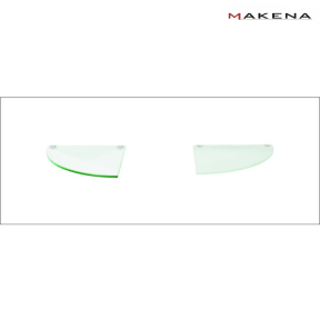 Полица за баня 25 х 25 см Makena Диди 2