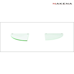 Полица за баня 25 х 25 см Makena Диди 1
