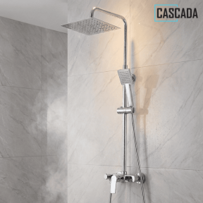 Тръбно окачване със смесител Cascada PL104HE-1E