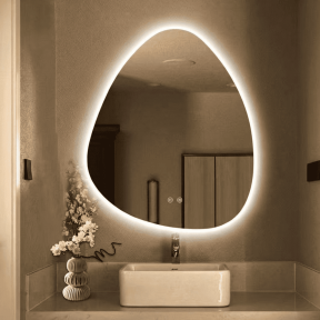 LED огледало Makena LED301 с функция против изпотяване, 60x80 см