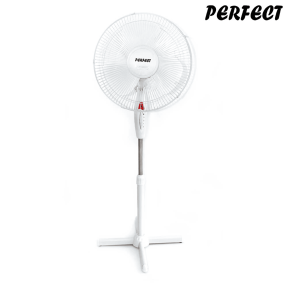 Вентилатор на стойка 16'' Perfect FM-3211, 40W, бяло