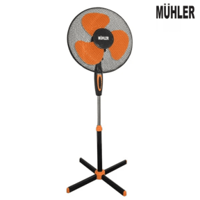 Вентилатор на стойка 16''Muhler FM-5070, 40W, черно-оранжево